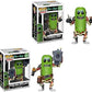 Funko Pop Animation Rick Morty Pickle Rick Pickle Rick wLaser Vinyl Figures SET