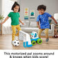 Fisher-Price Electronic Soccer Game Goaldozer Toy Motorized Net with Lights Sounds for
