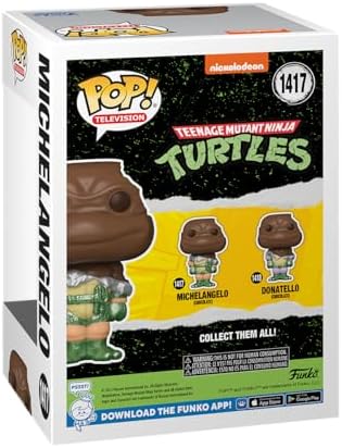Funko POP TV Teenage Mutant Ninja Turtles TMNT - Michelangelo - Collectable Vinyl Figure