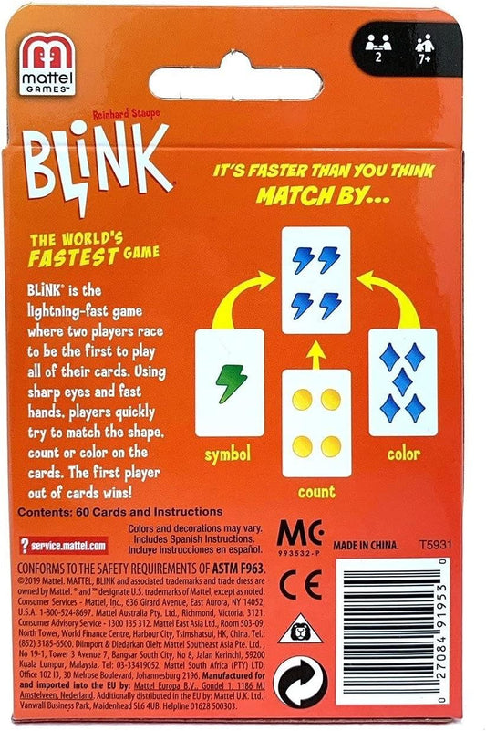 Mattel Blink Card Game Size Ea