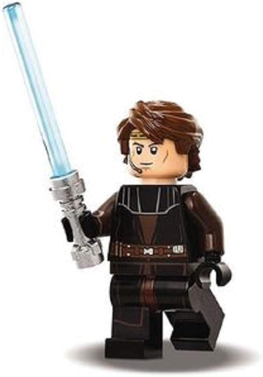 LEGO Star Wars: Anakin Skywalker (Clone) Minifigure with Blue Lightsaber