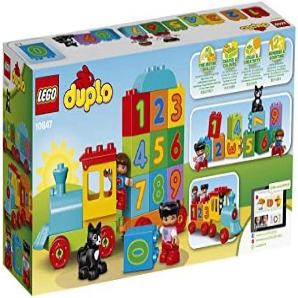 LEGO DUPLO My First Number Train 10847 Learning and Counting Train Set Building Kit (23 Pieces)