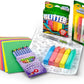 Crayola All That Glitters Art Case 50pcs Glitter Crayons Coloring Supplies Art Set Gifts