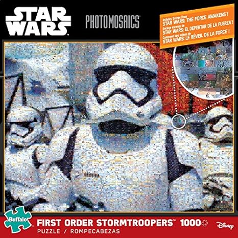 Star Wars - Photomosiac - First Order Storm Troopers - 1000 Piece Jigsaw Puzzle