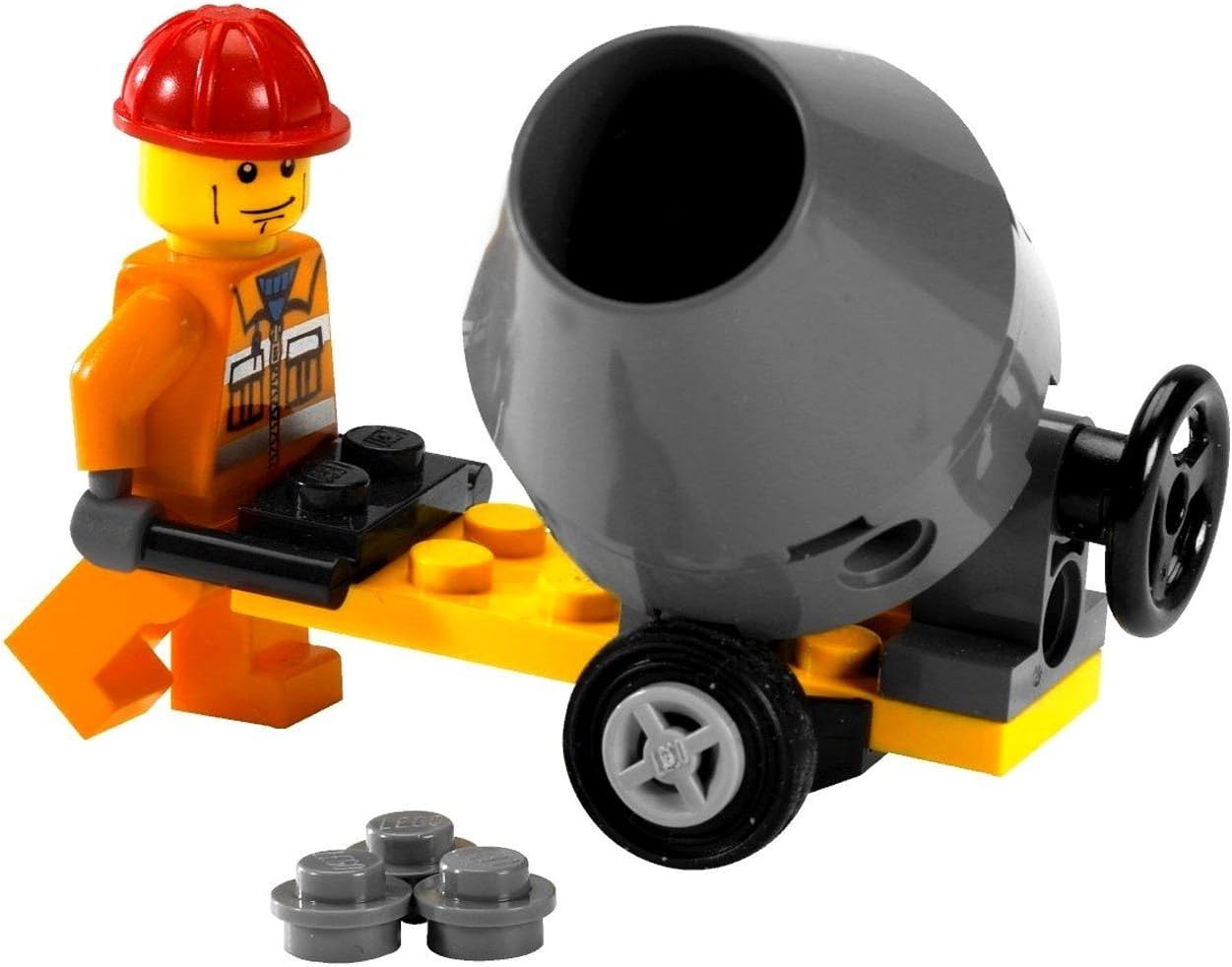 LEGO City Builder Set 5610 Hard Hat Construction Worker with Cement Mixer