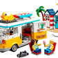 LEGO Creator 3 in 1 Beach Camper Van Building Kit Transforms from a Campervan to Ice