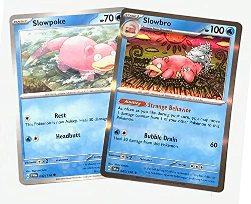 Pokemon Slowbro 043198 - Scarlet Violet - Pokemon Evolution 2 Card Lot