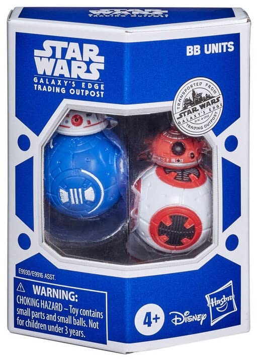 STAR WARS Galaxy's Edge Trading Outpost Depot BB Units Blue and Red