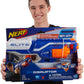 NERF Disruptor Elite Blaster - 6-Dart Rotating Drum Slam Fire Includes 6 Official Nerf