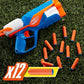 Nerf N Series Agility Blaster 12 N1 Darts Compatible Only N Series Blasters 6 Dart Drum