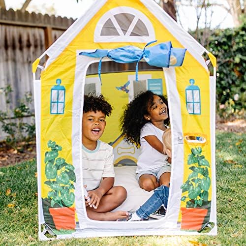 Melissa & Doug Melissa Doug Cozy Cottage Fabric Play Tent and Storage Tote Yellow