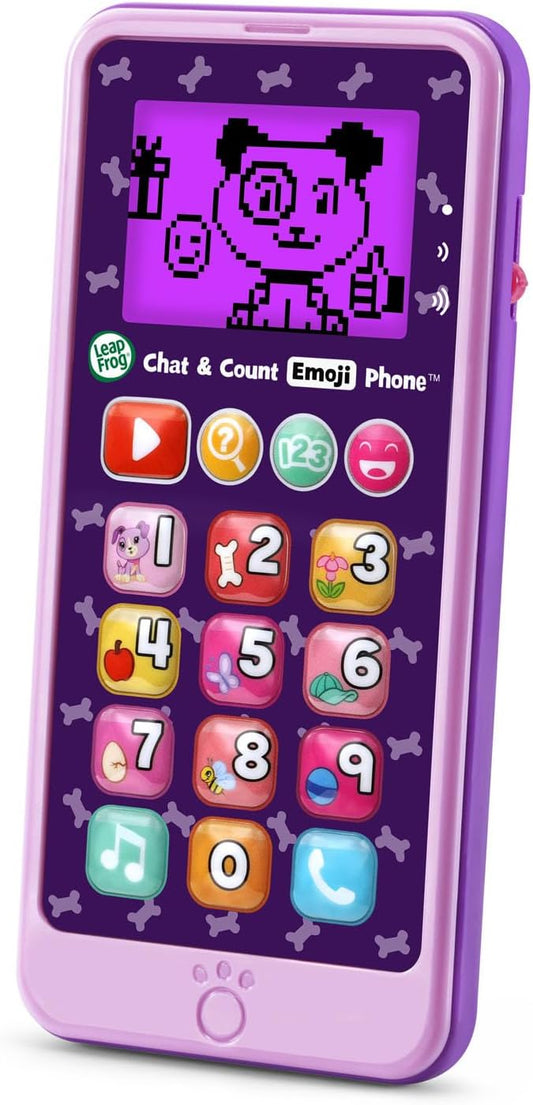 LeapFrog Chat and Count Emoji Phone Purple