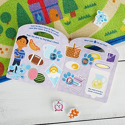 Melissa & Doug Melissa Doug Blue's Clues You Children's Book - Poke-A-Dot Shapes with