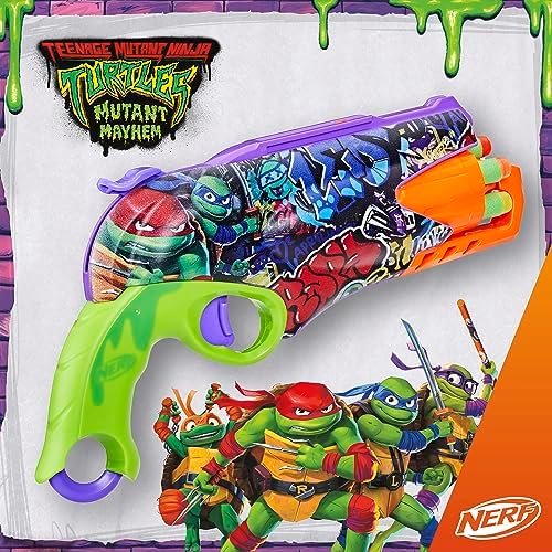 Nerf Teenage Mutant Ninja Turtles Dart Blaster 10 Elite Darts Easter Basket Stuffers Ages