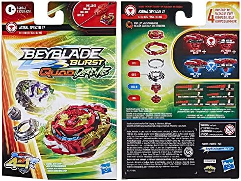 BEYBLADE Burst QuadDrive Astral Spryzen S7 Spinning Top Starter Pack - BalanceAttack Type