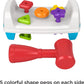 Fisher-Price Toddler Toy Tap Turn Bench Pretend Tools 2-Sided Construction Set