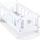 Melissa & Doug Melissa Doug Mine to Love Wooden Play Cradle for Doll