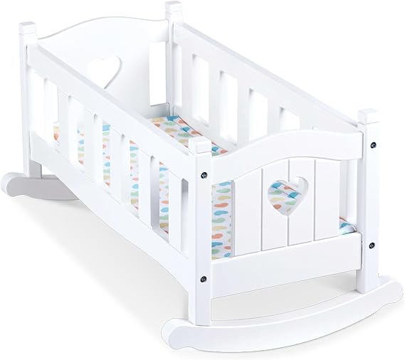 Melissa & Doug Melissa Doug Mine to Love Wooden Play Cradle for Doll
