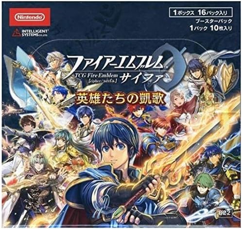 Nintendo TCG Fire Emblem 0 Cipher Booster Pack Sparkling Illusion Box 1 Box of 16 Packs
