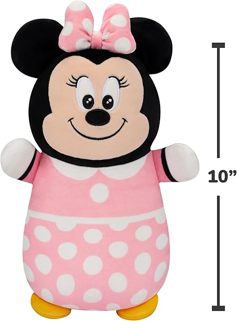 Squishmallows Original Disney 10-Inch Minnie Mouse HugMees Plush