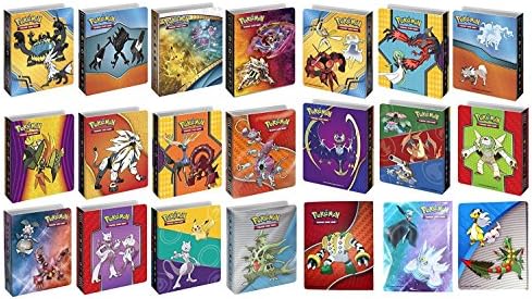 Pokemon 4 Pokemon Mini Album Binders Bundle For Cards - Sleeves Included - Protect Your