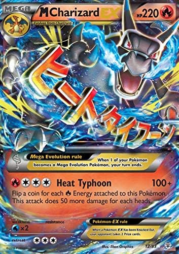 Pokemon - Mega M Charizard-EX 1283 - Generations - Holo