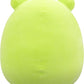 Squishmallows Original 14-Inch Wendy Green Frog with Mushroom Embroidery - Official Jazwares Plush
