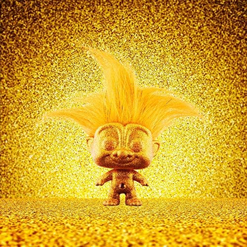 Funko Pop Trolls - Diamond Collection Gold Troll Limited Edition Version Vinyl Figurine 8