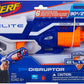 NERF Disruptor Elite Blaster - 6-Dart Rotating Drum Slam Fire Includes 6 Official Nerf