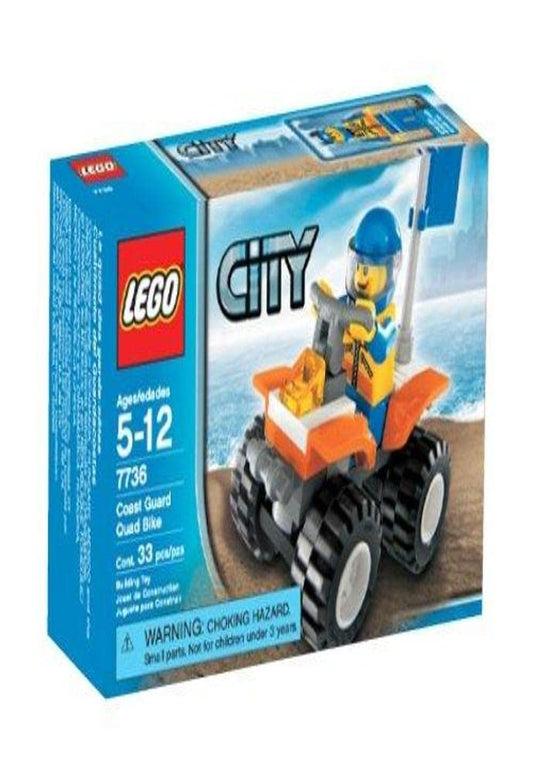 LEGO City Coast Guard Quad Bike 7736 Building Kit (33 Piece)