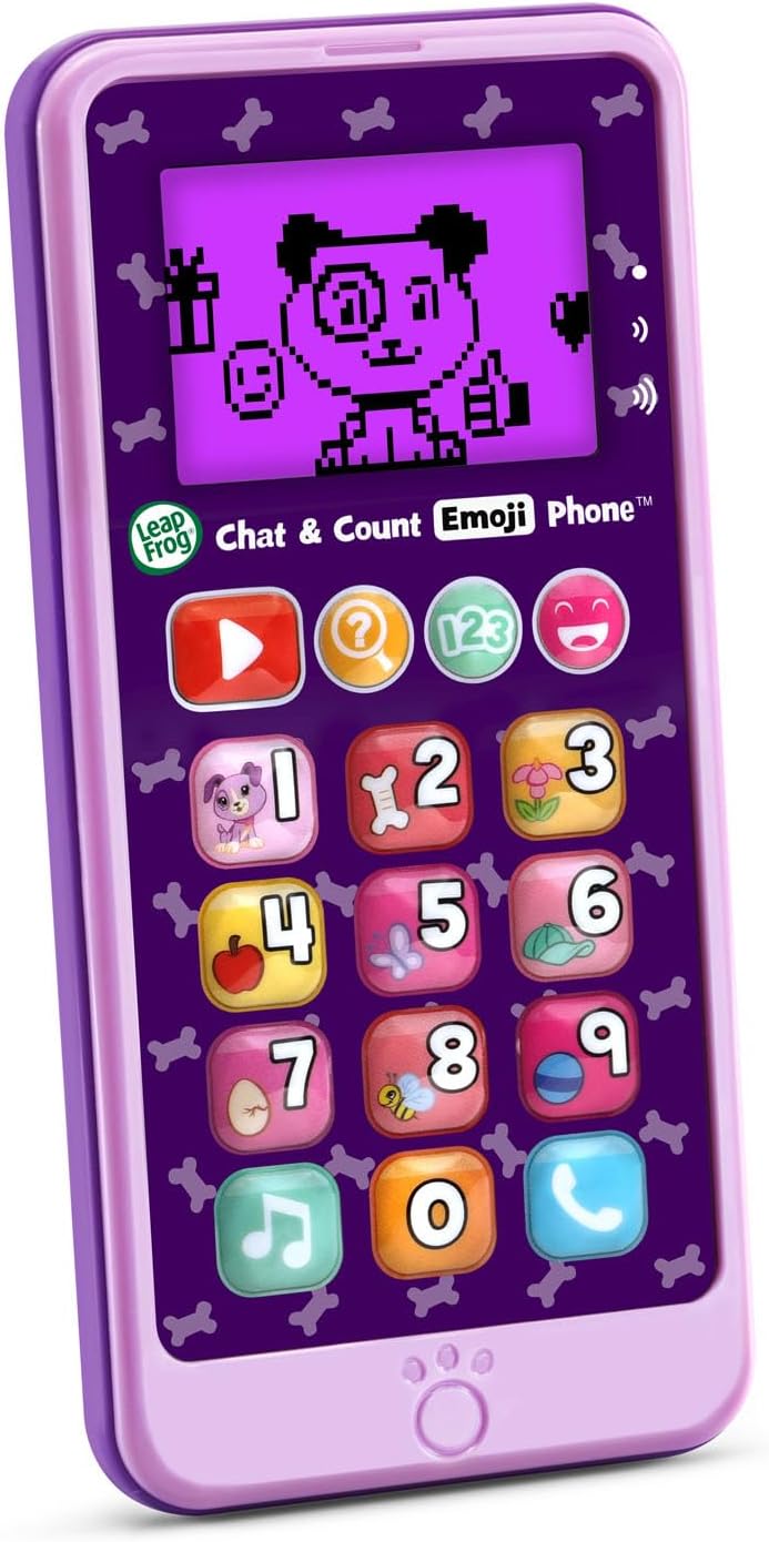 LeapFrog Chat and Count Emoji Phone Purple