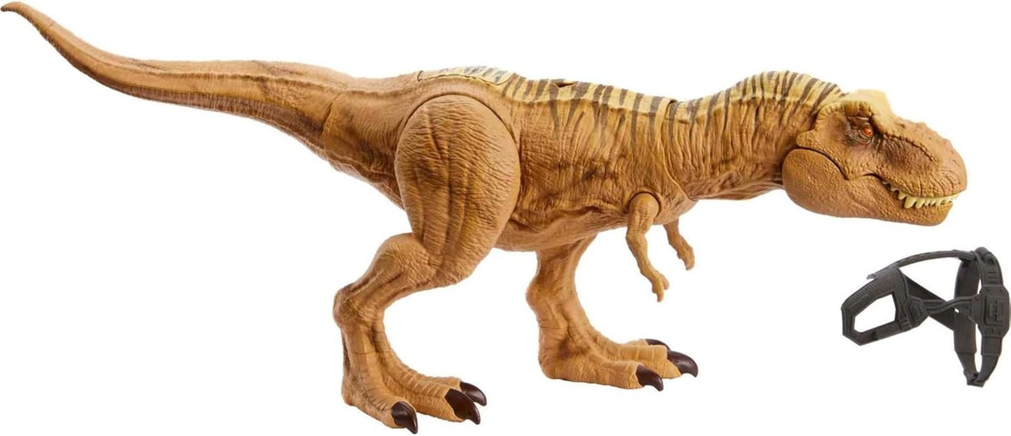 Mattel Jurassic World Track 'n Attack Dinosaur Action Figure Tyrannosaurus Rex Toy with