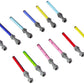 Lego Star Wars Lightsaber Lot of 12 Gray Hilt Purple Pink Red Green Yellow Blue