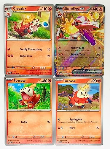 Pokemon Skeledirge ex 037193- Paldea Evolved - Double Rare - Pokemon Evolution Card Set