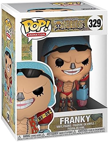 Funko POP One Piece - Franky Funko Vinyl Figure Bundled with Compatible Box Protector