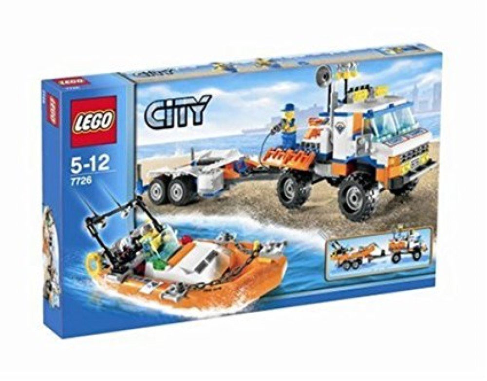 LEGO City Track and Speed Boat (7726)