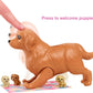 Barbie Doll Pets Set Blonde with Mommy Dog 3 Newborn Puppies with Color-Change Feature Pet