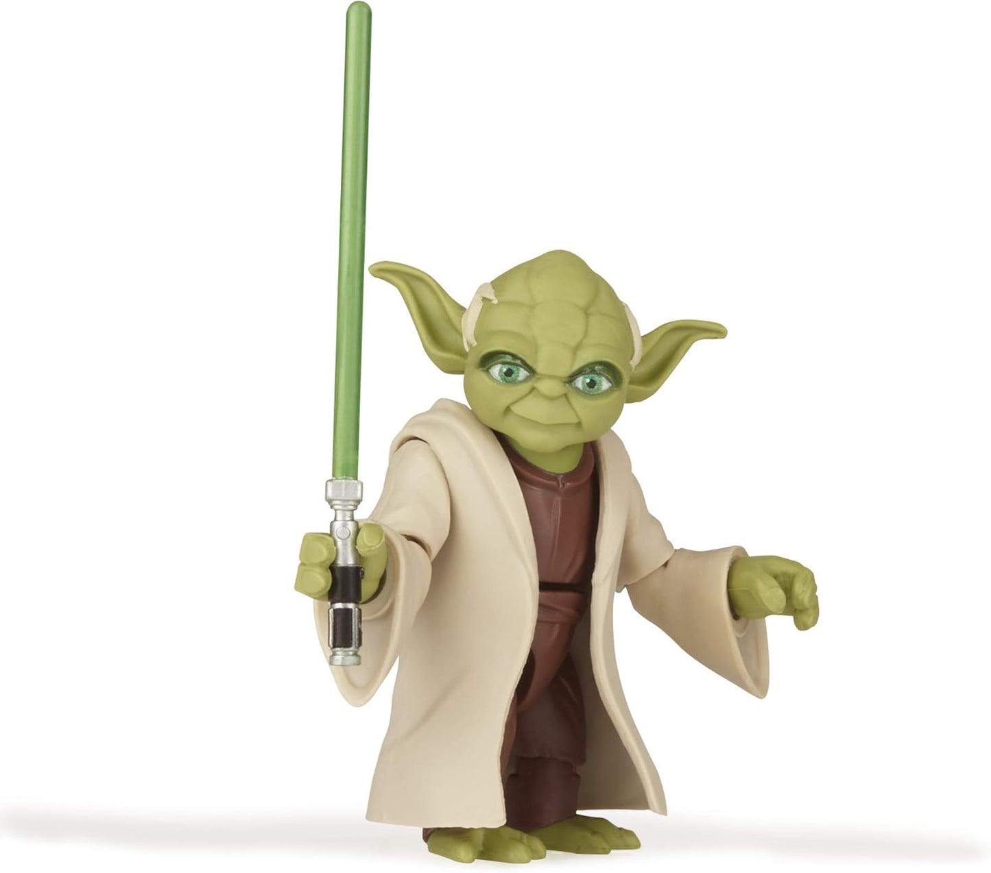 STAR WARS Galaxy of Adventures Yoda 5" Action Figure with Lightsaber - Toys for Ages 4+