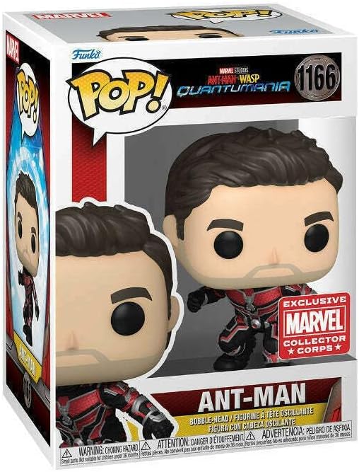 Funko POP Ant-Man The Wasp Quantumania Unmasked Ant-Man Marvel Collector Corps
