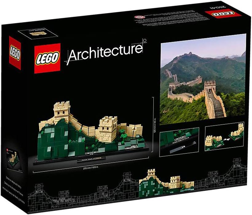 LEGO Architecture Great Wall of China 21041 Building Kit (551 Pieces).