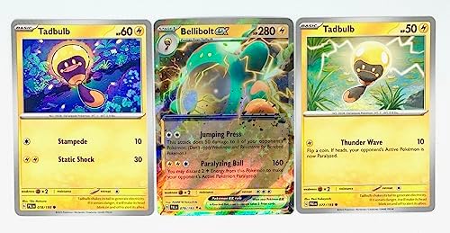 Pokemon Bellibolt ex 079193- Paldea Evloved Double Rare - Pokemon Evolution Card Set