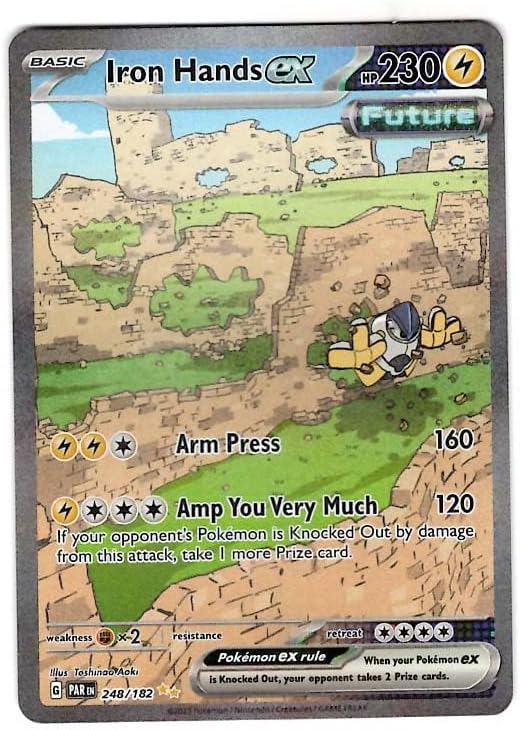 Pokemon - Iron Hands ex 248182 - Paradox Rift - Special Illustration Rare - Single Card