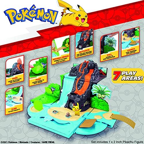 Pokemon POKAMON Carry CASE Volcano PLAYSET