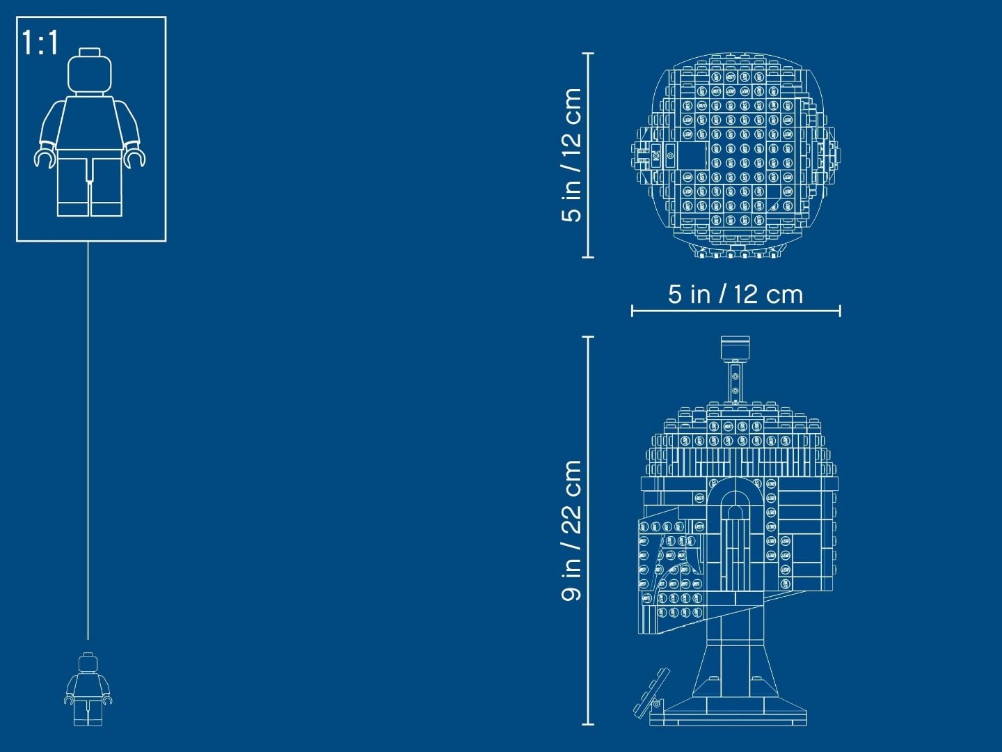 LEGO Star Wars TM Boba Fett Helmet