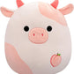 Squishmallows Original 14-Inch Lilaz Peach Cow - Official Jazwares Plush Large