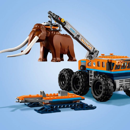 LEGO City Arctic Mobile Exploration Base Toy with Crane Vehicle & Trailer