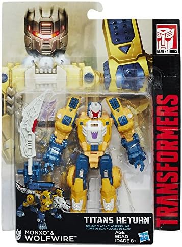 Transformers Generations Titans Return Titan Master Monxo and Wolfwire