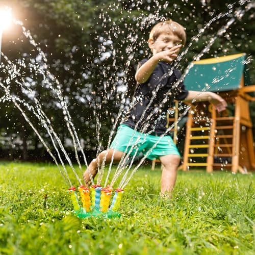 Melissa & Doug Melissa Doug Sunny Patch Splash Patrol Sprinkler Toy With Hose Attachment