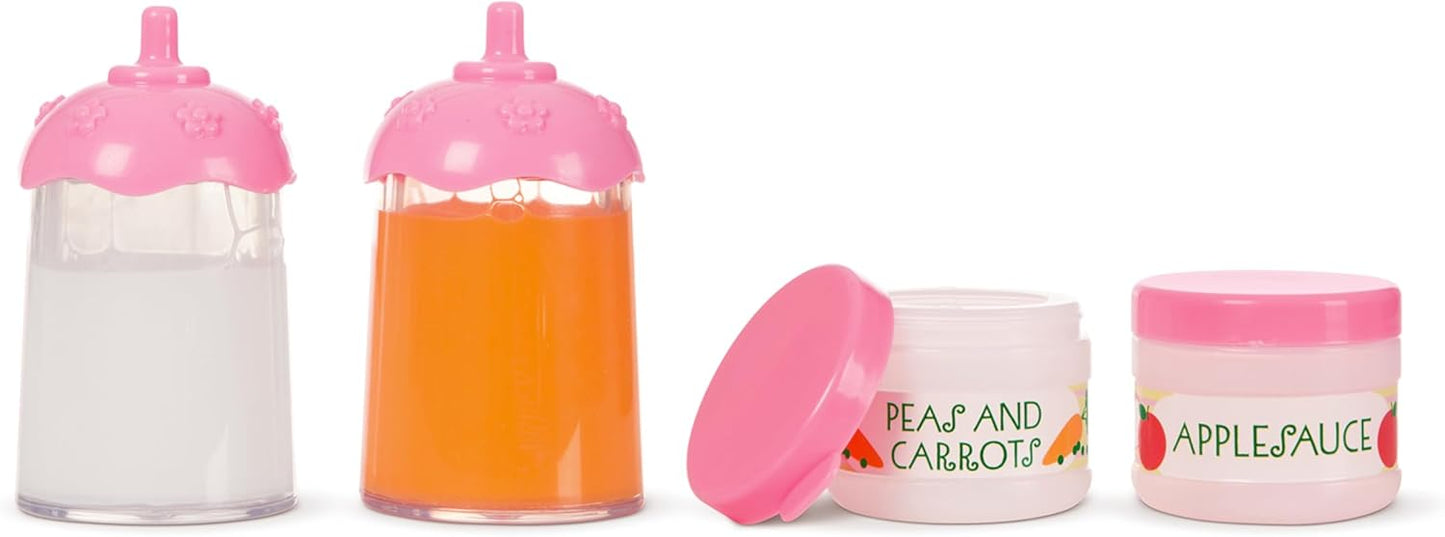 Melissa & Doug Melissa Doug Mine to Love Time to Eat Doll Feeding Set 8 pcs