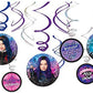 Disney Swirl Hanging Decorations - 5 7 Pack of 12 - Perfect for Themed Parties Events